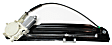 Rear, Driver Side Window Regulator, Power, Base Model