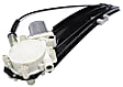 Rear, Driver Side Window Regulator, Power, Base Model
