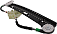 Rear, Driver Side Power Window Regulator, Without Motor