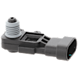 Fuel Pressure Sensor, 3 Male Blade Terminals, Female Connector
