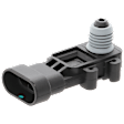Fuel Pressure Sensor, 3 Male Blade Terminals, Female Connector