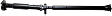 Rear Driveshaft, RWD, Automatic Transmission, ZF Transmission, 54.25 in. Length