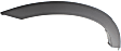Rear, Passenger Side Fender Trim, Textured Black