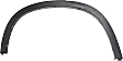 Rear, Passenger Side Fender Trim, Textured Black