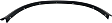 Rear, Driver Side Fender Trim, Textured Black