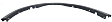 Rear, Passenger Side Fender Trim, Textured Black