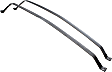 Fuel Tank Strap - 39.88 in. Length of Strap 1, 39.88 in. Length of Strap 2, Steel Material
