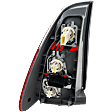 Passenger Side, Outer Tail Light, with Bulb, Halogen, Clear and Red Lens, With White Turn Indicator