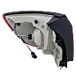Passenger Side, Outer Tail Light, with Bulb(s), Halogen, Mounted On Body