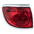 Driver Side, Outer Tail Light, with Bulb(s), Halogen, Mounted On Body