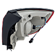 Driver Side, Outer Tail Light, with Bulb(s), Halogen, Mounted On Body