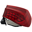 2009-2011 BMW 328i - Driver Side, Outer Tail Light, with Bulb, LED, Red Lens, Base Model, Sedan