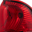 Passenger Side Tail Light, with Bulb, Halogen, Clear and Red Lens