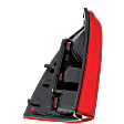 Passenger Side Tail Light, with Bulb, Halogen, Clear and Red Lens