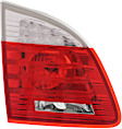 Driver Side, Inner Tail Light, with Bulb, Halogen, Clear and Red Lens, Base Model