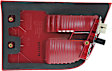 Passenger Side, Inner Tail Light, with Bulb, Halogen, Clear and Red Lens