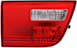 Driver Side, Inner Tail Light, with Bulb, Halogen, Clear and Red Lens