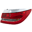 Passenger Side, Outer Tail Light, with Bulb, Halogen, Clear Lens