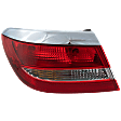 Driver Side, Outer Tail Light, with Bulb, Halogen, Clear Lens