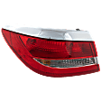 Driver Side, Outer Tail Light, with Bulb, Halogen, Clear Lens