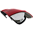 2007-2010 BMW X5 - Passenger Side, Outer Tail Light, with Bulb, Halogen, Clear and Red Lens