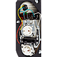 2007-2010 BMW X5 - Passenger Side, Outer Tail Light, with Bulb, Halogen, Clear and Red Lens