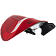 2007-2010 BMW X5 - Passenger Side, Outer Tail Light, with Bulb, Halogen, Clear and Red Lens
