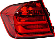 2012-2015 BMW 328i - Driver Side, Outer Tail Light, without Bulb, Halogen, Base Model, CAPA Certified