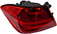 2012-2015 BMW 328i - Driver Side, Outer Tail Light, without Bulb, Halogen, Base Model, CAPA Certified