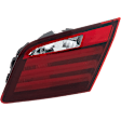 2012-2013 BMW ActiveHybrid 5 - Passenger Side, Inner Tail Light, without Bulb, Halogen, Clear and Red Lens, Base Model, Sedan