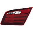 2012-2013 BMW ActiveHybrid 5 - Passenger Side, Inner Tail Light, without Bulb, Halogen, Clear and Red Lens, Base Model, Sedan