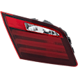 Driver Side, Inner Tail Light, without Bulb, Halogen, Clear and Red Lens, Base Model, Sedan