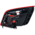 Driver Side, Inner Tail Light, without Bulb, Halogen, Clear and Red Lens, Base Model, Sedan
