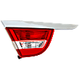 Driver Side, Inner Tail Light, With bulb(s), Halogen, Clear Lens