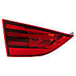 Driver Side, Inner Tail Light, with Bulb, Halogen, Red Lens
