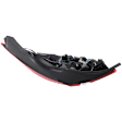 Driver Side, Outer Tail Light, With bulb(s), Halogen, Clear and Red Lens, Without Chrome Trim
