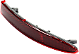 Rear, Passenger Side Bumper Reflector, CAPA Certified