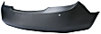 Rear Primed Bumper Cover, With Parking Aid Sensor Holes and Side Object Sensor