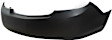 Rear Primed Bumper Cover, Without Parking Aid Sensor Holes and Side Object Sensor Models