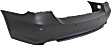Rear Primed Bumper Cover, Base Model, Sedan, (2.5L/3.0L Engine), With Park Distance Control