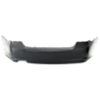 Rear Primed Bumper Cover, Base Model, Sedan, (2.5L/3.0L Engine), Without Park Distance Control
