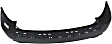 Rear Primed Bumper Cover, With Parking Aid Sensor Holes, CAPA Certified