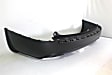 Rear Primed Bumper Cover, Without Parking Aid Sensor Holes, CAPA Certified