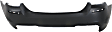 Rear Primed Bumper Cover, Base Model, Sedan, For Models With M Package, Without Park Distance Control