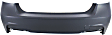 2017-2018 BMW 330i xDrive - Rear Primed Bumper Cover, Sedan, For Models With M Package, Without Park Distance Control