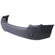 Rear Primed Bumper Cover, Without M Sport Line and Park Distance Control, Standard Type