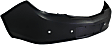 Rear Primed Bumper Cover, Base/CXL Models, With Parking Aid Sensor Holes