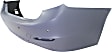 Rear Primed Bumper Cover, Base Model, With Parking Aid Sensor, Without M Sport Line, Modern Type, Sedan