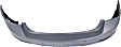 Rear Primed Bumper Cover, Base Model, With Parking Aid Sensor, Without M Sport Line, Modern Type, Sedan