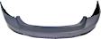 Rear Primed Bumper Cover, Base Model, Sedan, Modern Line, For Models Without M Sport Package, Without Park Distance Control